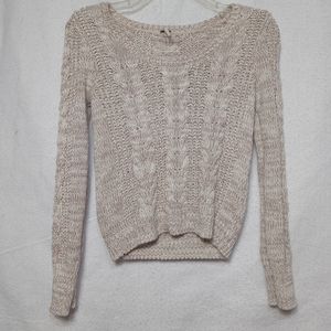Free People Women's Sweater Size M Beige Brown